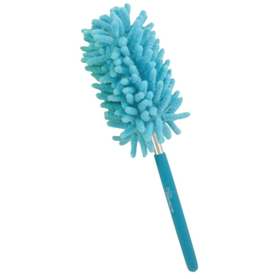 Blue Microfiber Duster Fuzzy Stick