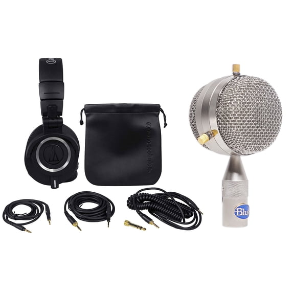 Blue Microphone Cardioid Single Backplate B7 Capsule+Audio Technica Headphones