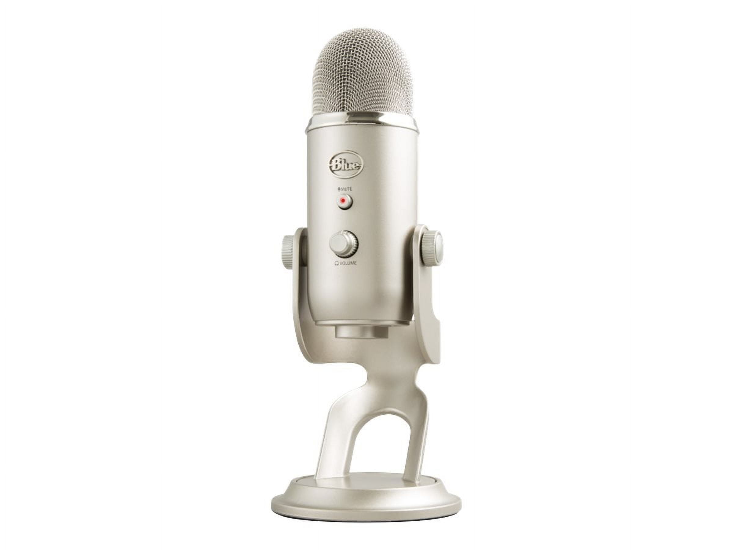  Logitech for Creators Blue Yeti Multi-Pattern USB Wired  Ultimate Microphone for Professional Recording, Blackout Edition - for Mac,  Windows, and Mobile Devices : Musical Instruments