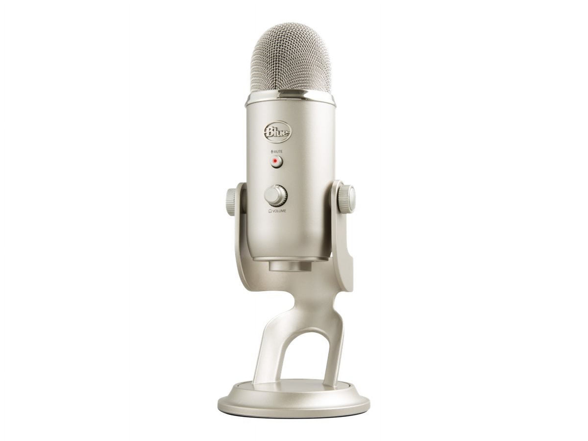 Blue Microphone Yeti USB Desktop Microphone, Platinum - image 1 of 6