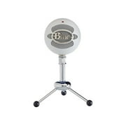 Blue Snowball USB Microphone - Textured White - 2 capsule design - Mac and PC compatible - USB - 3 pickup options - 40Hz - 18kHz