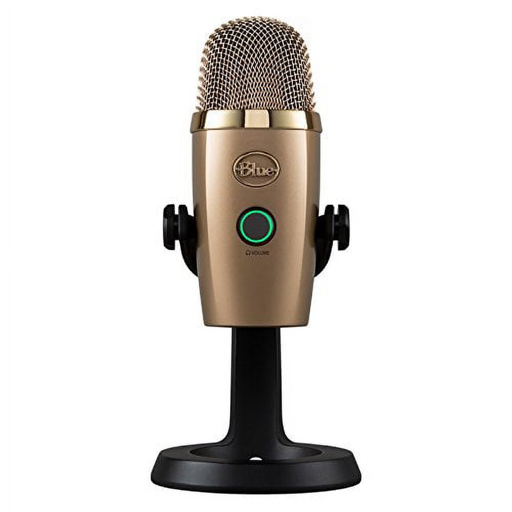 Blue Microphones Yeti Nano premium USB Mic for Recording & Streaming-in CUBANO GOLD