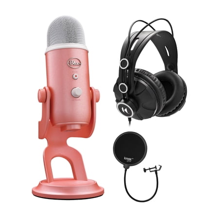 Blue Microphones Yeti USB Microphone Aurora Collection (Pink Dawn) Bundle
