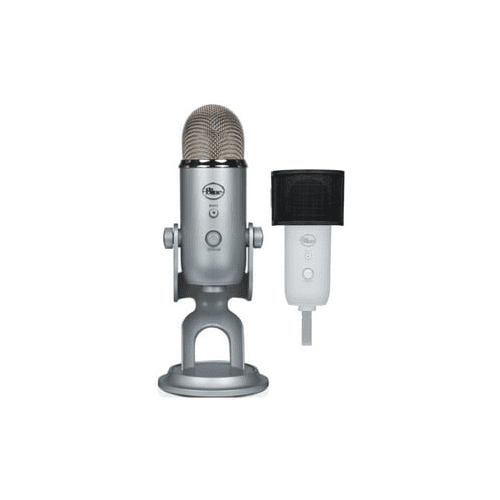 Blue Microphones Yeti USB Microphone (Silver) Bundle with Blue Microphones Yeti USB Microphone (Silver) Bundle with