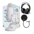 thumbnail image 1 of Blue Microphones Yeti USB Microphone (White Mist) with Monitor Headphones Bundle, 1 of 36