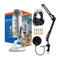 thumbnail image 1 of Blue Microphones Yeti USB Microphone with Studio Stand, Studio Headphones and Pop Filter, 1 of 11