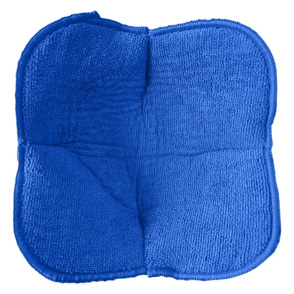 Blue Microwave Safe Bowl Cozy Holder, 7.9 inch Heat Insulated Hot Pad for Kitchen, Soft Fiber Trivet Mat for Plates, Reusable Pot Holder for Hot Dishes, Soup Mug Warmer Protection