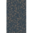thumbnail image 1 of Blue Minimalist Tropical Leaves Printed Non-Woven Non-Pasted Textured Wallpaper 57 Sq. Ft., 1 of 3