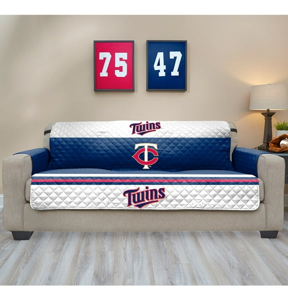 Blue Minnesota Twins Sofa Protector