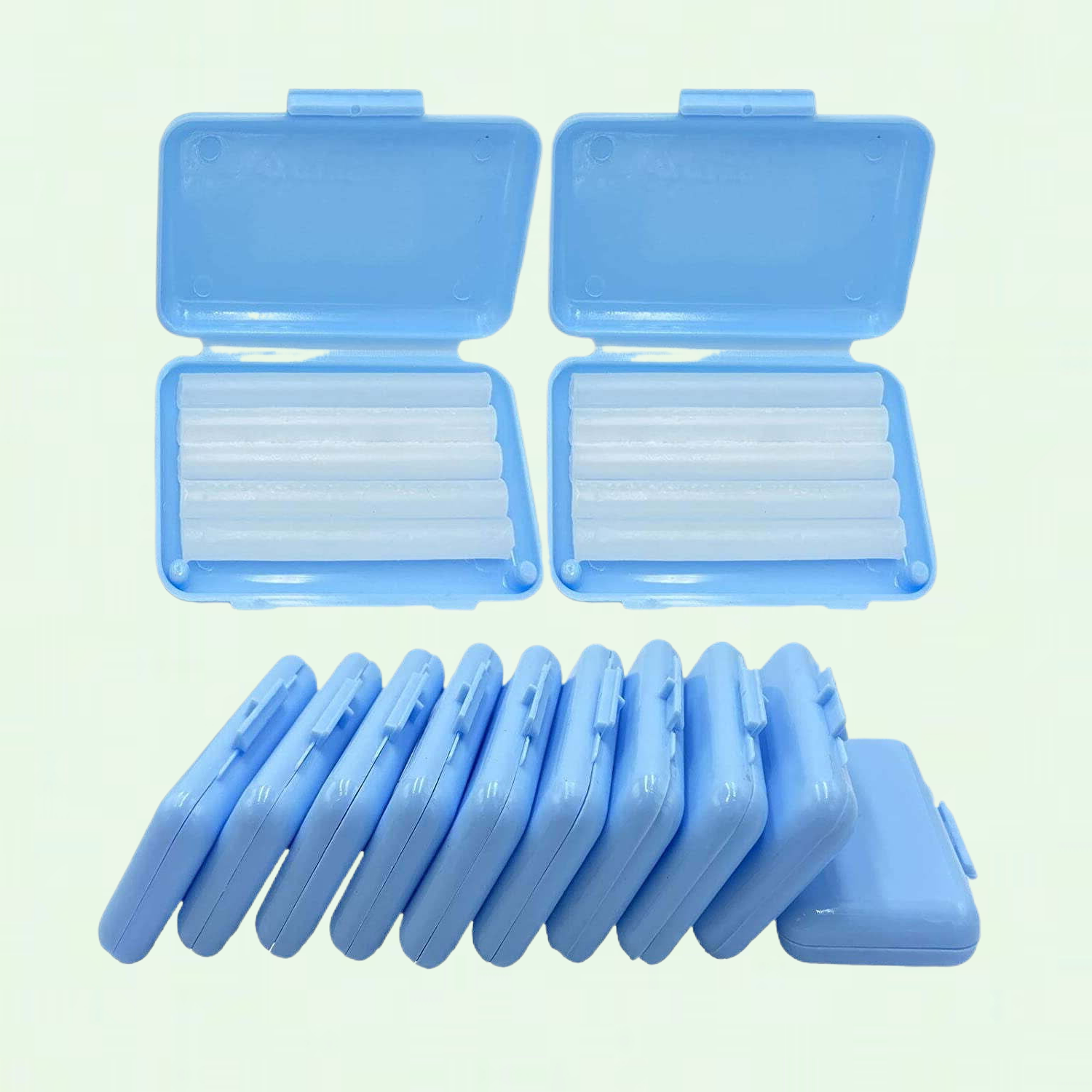 Blue Mint Flavor Orthodontic Wax for Braces, 10 Pack Dental Wax Brace