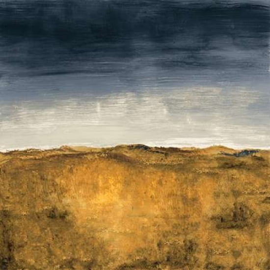 Blue Modern Landscape I Canvas Art - Lanie Loreth (24X24)