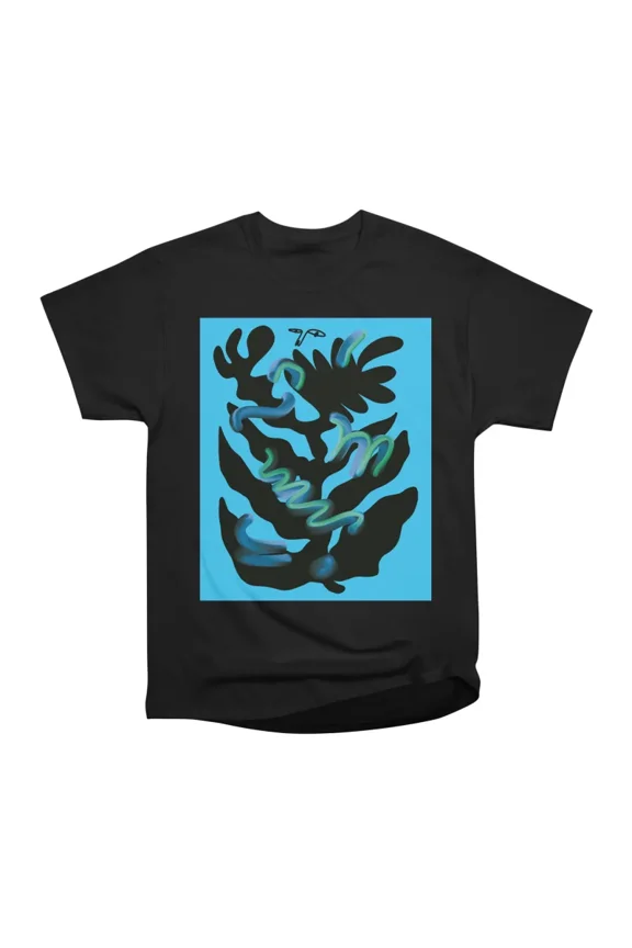 Blue Monday Contemporary Illustration Figurative Mood T-Shirt Tee Gift For Him Merch For H