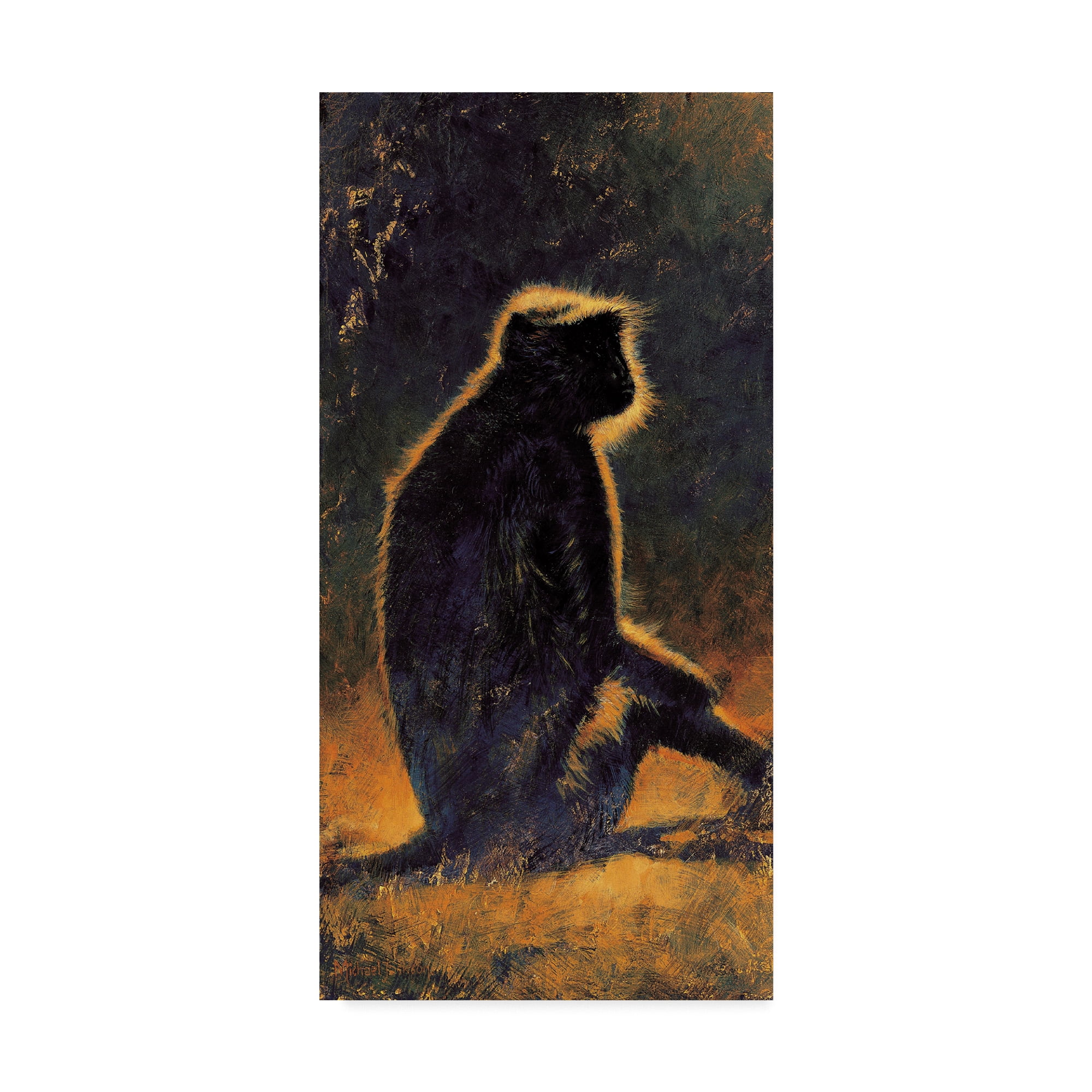 Blue Monkey' Canvas Art by Michael Jackson