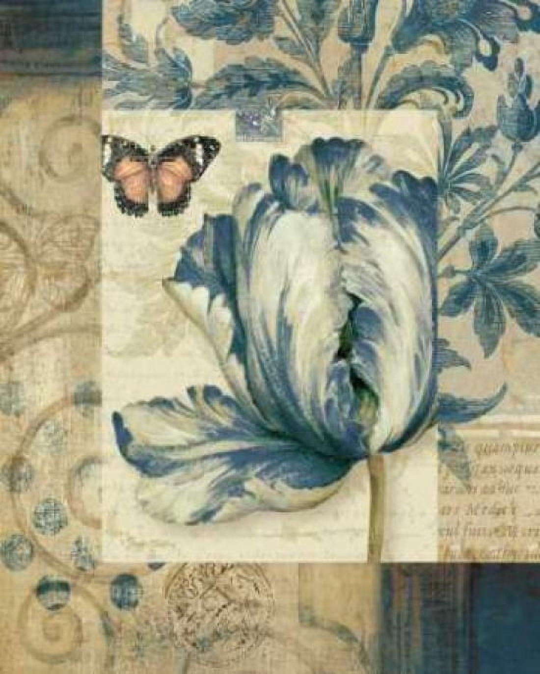 Blue Moods Tulip Canvas Art - Pamela Gladding (24 x 30)