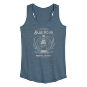 Blue Moon - Artfully Crafted - Women's Racerback Tank