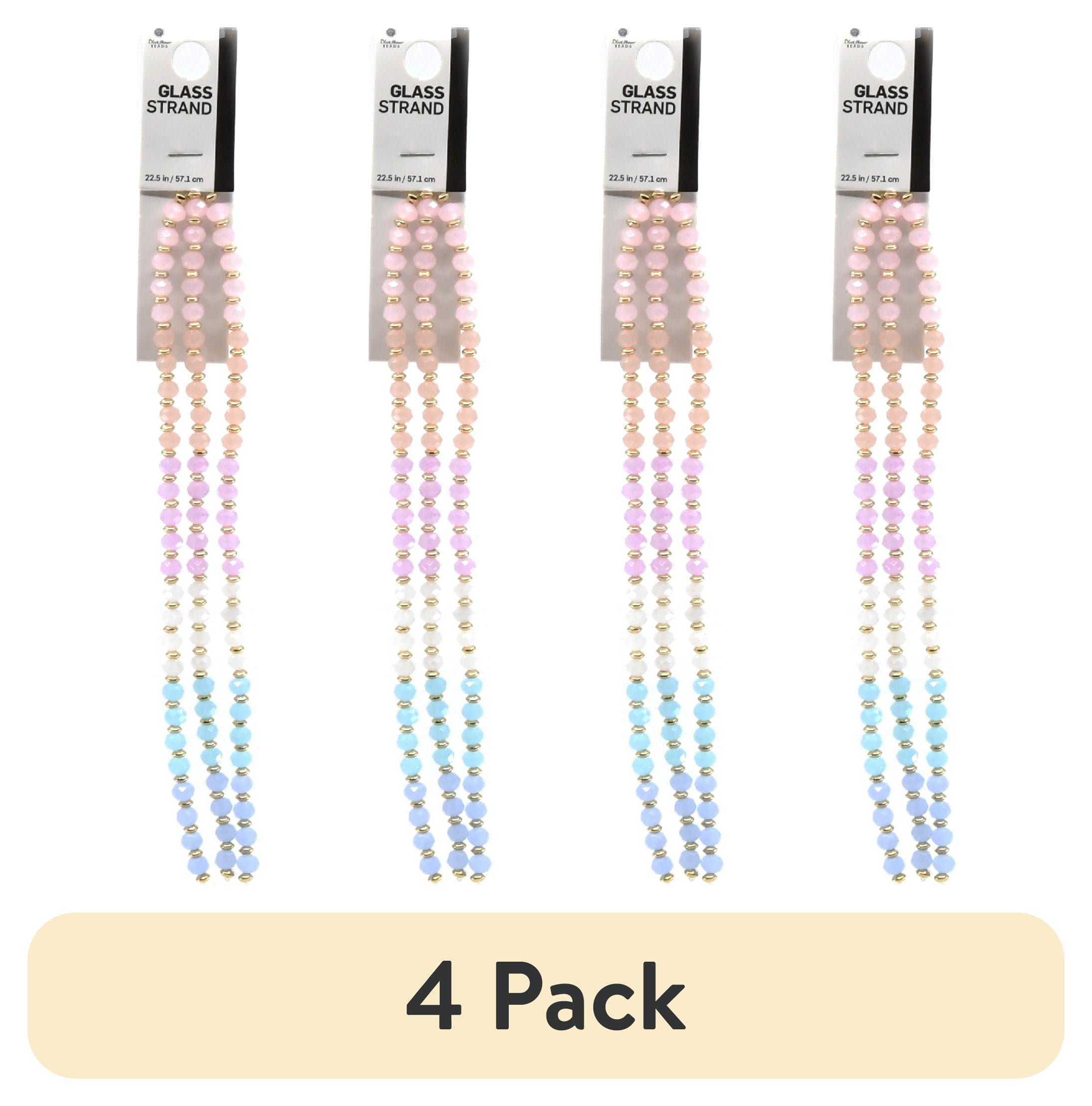 (4 pack) Blue Moon Beads Ombre Pastel Glass Bead Strand, 22.5 inches ...
