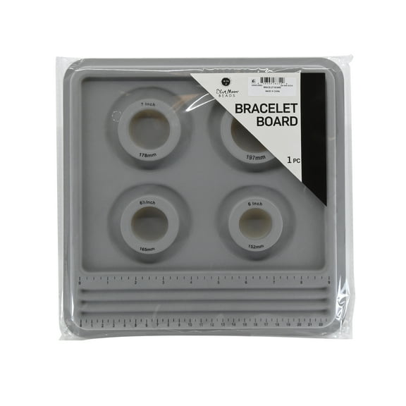 Blue Moon Beads Plastic Flocked Bracelet Bead Board Unisex, Teen to Adult, 1 Piece