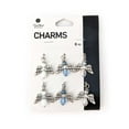 thumbnail image 1 of Blue Moon Beads Silver Metal Angels Charms for DIY Jewelry Making, 6 Piece-Unisex, Adult, 1 of 4