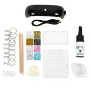 Blue Moon Beads UV Resin Keychain-Making Kit for Adults, Multi-Color