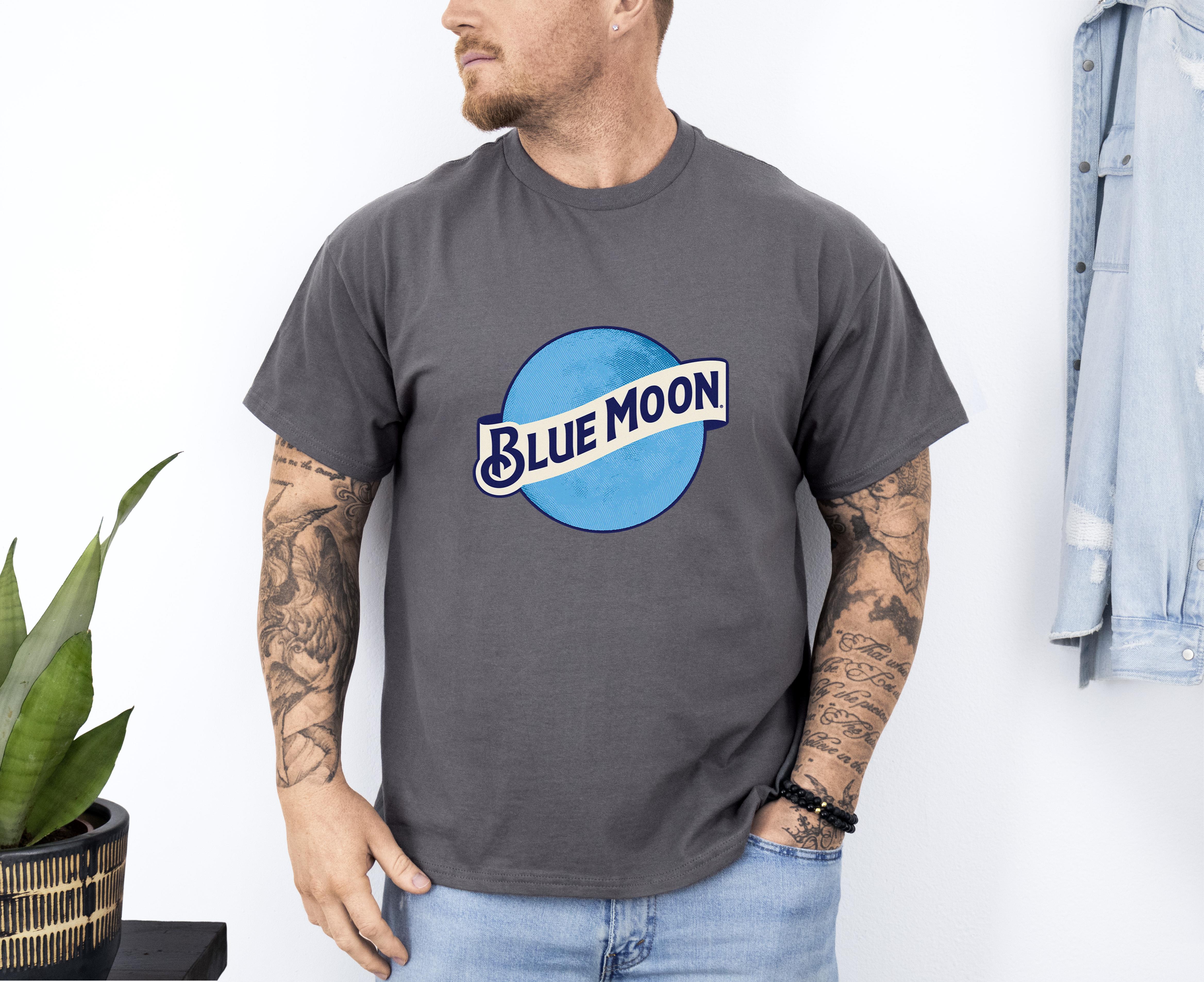 Blue Moon Beer Classic Logo Shirt Beer Lover Gift TShirt Up To 4XL, An