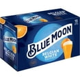 thumbnail image 1 of Blue Moon Belgian White Craft Beer, 15 Pack, 12 fl oz Aluminum Cans, 5.4% ABV, 1 of 6