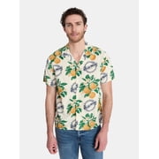 Blue Moon Mens and Big Mens Elevated Button Up with Short Sleeves, Sizes S-3XL