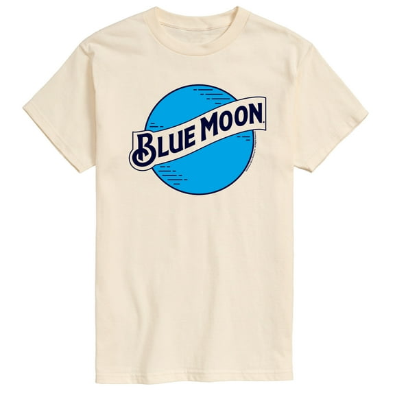 Blue Moon - Round Logo - Men's Short Sleeve T-Shirt