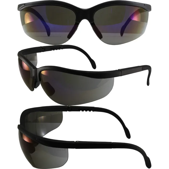 Blue Moon Safety Glasses Sunglasses Global Vision Blue Mirror