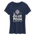 thumbnail image 1 of Blue Moon - Stacked - Belgian Beer Adult Beverage - Women's Short Sleeve Graphic T-Shirt, 1 of 5
