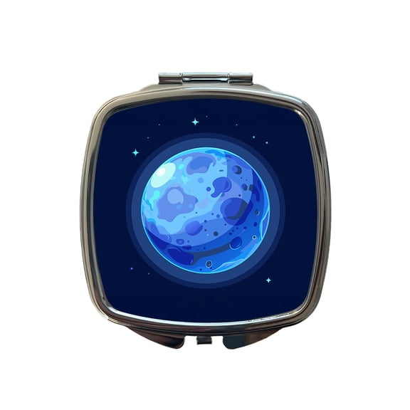 Blue Moon Travel Makeup Handbag Purse Small Pocket Compact Mirror