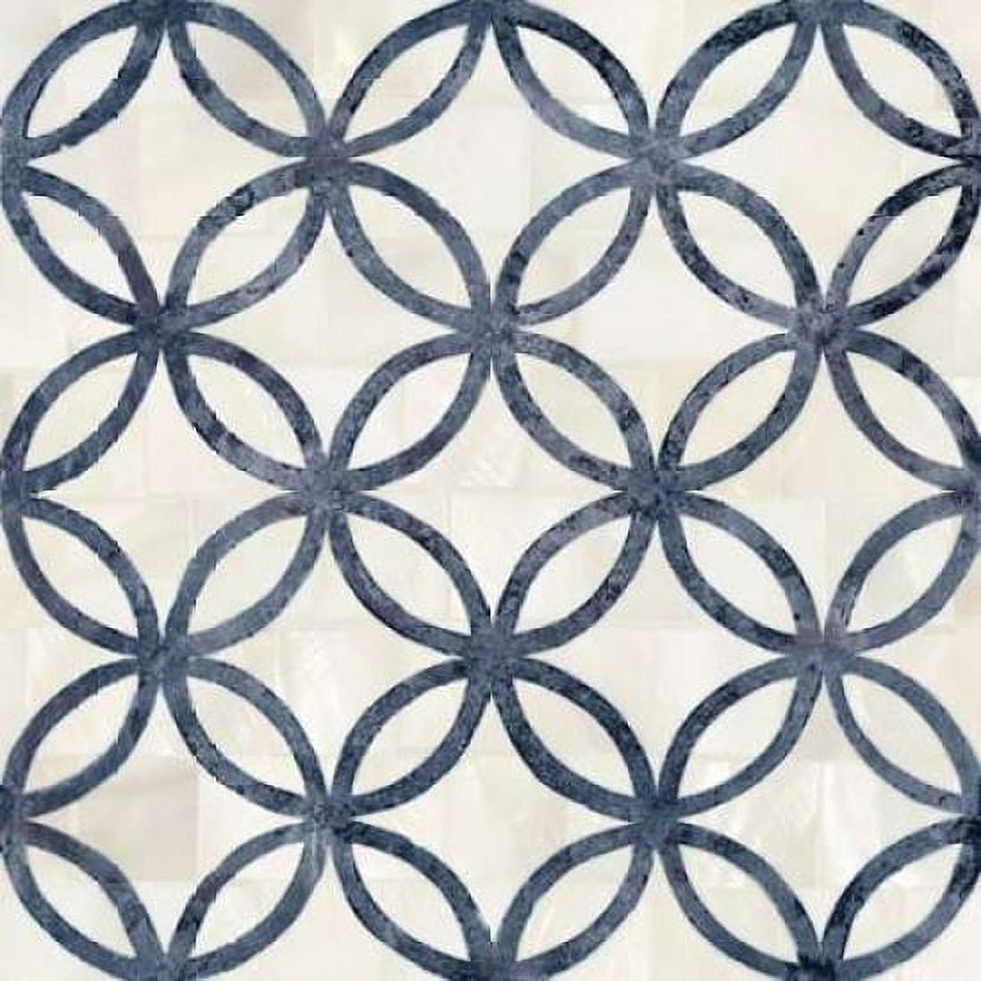 Blue Moroccan Tile 4 Canvas Art - Hope Smith (24 x 24)