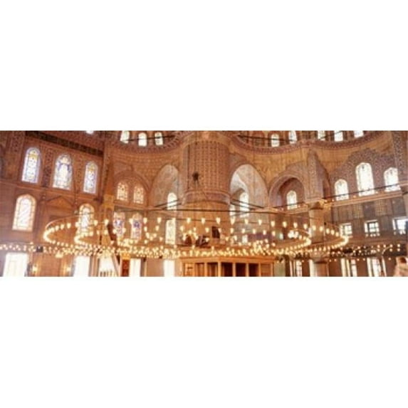 Blue Mosque Istanbul Turkey Poster Print by - 36 x 12