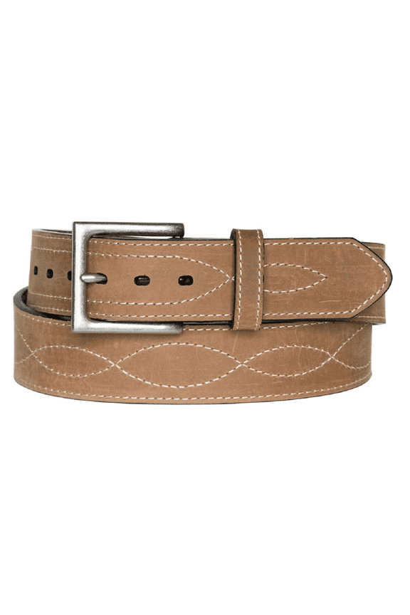 2771-200 Crazyhorse Leather Belt, Tan, 2XL