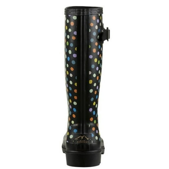 Blue Mountain BM2301 Women's Rubber Boots Floral Waterproof Rubber Size 8