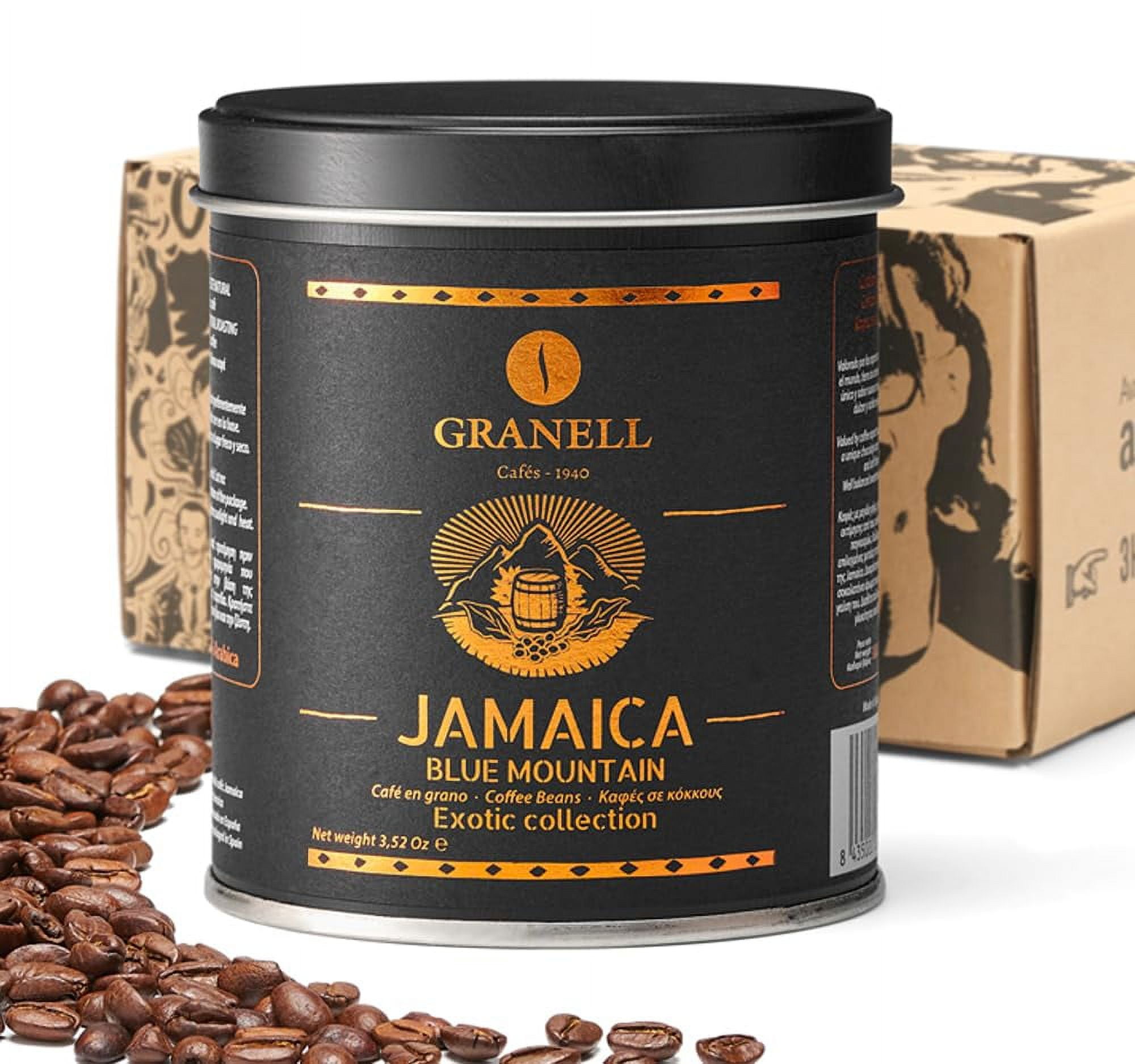 Blue Mountain Coffee from Jamaica by Jamaican Blue Mountain Coffee Beans, Low Acid Whole Bean