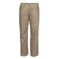 thumbnail image 1 of Blue Mountain FMB-1504 Men's Mid-Rise 5-Pocket Canvas Pants, Fossil Brown,S38X32, 1 of 7