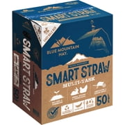 Blue Mountain Hay 50 lb Smart Straw Easy Bale Box, Certified Weed-Free All-Natural Wheat Straws for Bedding, Chicken Coop Use, Garden Mulch, Raised Garden Bed, Landscaping, Biodegradable