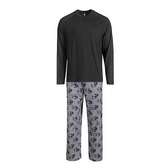 Blue Mountain Men's LongSleeve Plaid Pajama Set