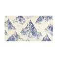 thumbnail image 1 of Blue Mountain Pattern 39x20" Bath Mat Carpet, Absorbent and Non-Slip for Kitchen or Bathroom, Quick-Drying, 1 of 8