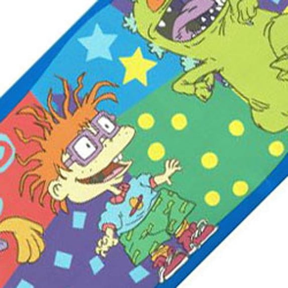 Blue Mountain Wallcoverings 12440740 Nickelodeon Rugrats Chucky Tommy Wallpaper Border Roll