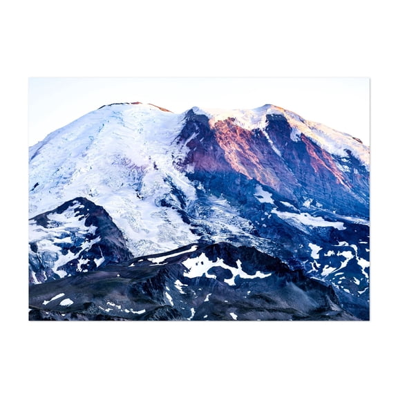 Blue Mountain - Washington Photography Mountain Snow Landscape Nature Scenic Wilderness Winter Unframed Wall Art Print 4 x 6 inches