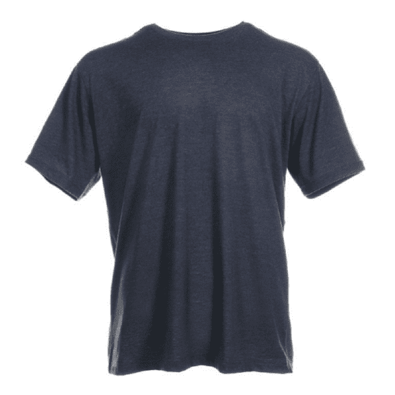 Blue Mountain YMK-1041 Men's Short-Sleeve T-Shirt, Navy Heather, 2XL