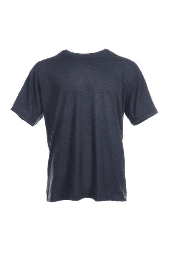 YMK-1041 Men's Short Sleeve T-Shirt, Navy Heather, Large