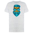 thumbnail image 1 of Blue Moustache Hipster T-Shirt Men -Image by Shutterstock, Male Medium, 1 of 2