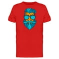 thumbnail image 1 of Blue Moustache Hipster T-Shirt Men -Image by Shutterstock, Male Medium, 1 of 2