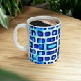 thumbnail image 1 of Blue Mugs Designers Cups Human Made Designer Ceramic Mugs 11 fl oz Coffee Gifts, 1 of 12