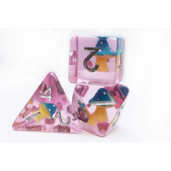 Blue Mushroom RPG Dice Set