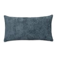 thumbnail image 1 of Blue My Mind Sutter 13" x 24" Oblong Chenille Pillow - Pacific Navy in Set of 2, 1 of 7