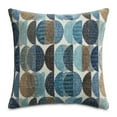 thumbnail image 1 of Blue My Mind Vallejo 19" Square Pillow - Pacific Blue in Set of 2, 1 of 3