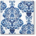 thumbnail image 1 of Blue Napkins PORCELAINE ORNAMENT 40pcs Lunch Napkins, Nautical Paisley Paper Napkins, Disposable Napkins Decorative, 1 of 3